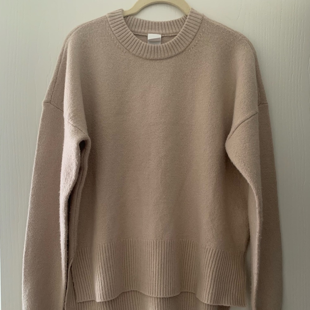 Lolë Camille Crewneck Sweater, Size Small, Abalone Heather